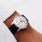 [Serviced] 1960s Gruen Precision Mechanical White Linen Dial Men's Wrist-Watch