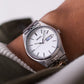 [New Old Stock] 1996 Seiko Quartz Straight Grain Dial Men's Wrist-Watch W/Box