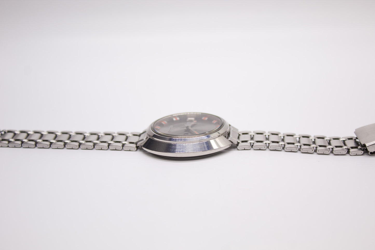 [Serviced] 1970s Citizen Automatic Gray Sunburst Dial Men's Wrist-Watch