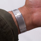 1984 Seiko SQ Straight Grain Silver Dial Men's Wrist-Watch
