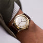 [Serviced] 1950s Gruen Precision Aged Champagne Dial Jumbo Case Men's Wrist-Watch