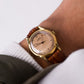 [Serviced] 1950s Roamer Copper Straight Grain Dial Men's Mechanical Wrist-Watch