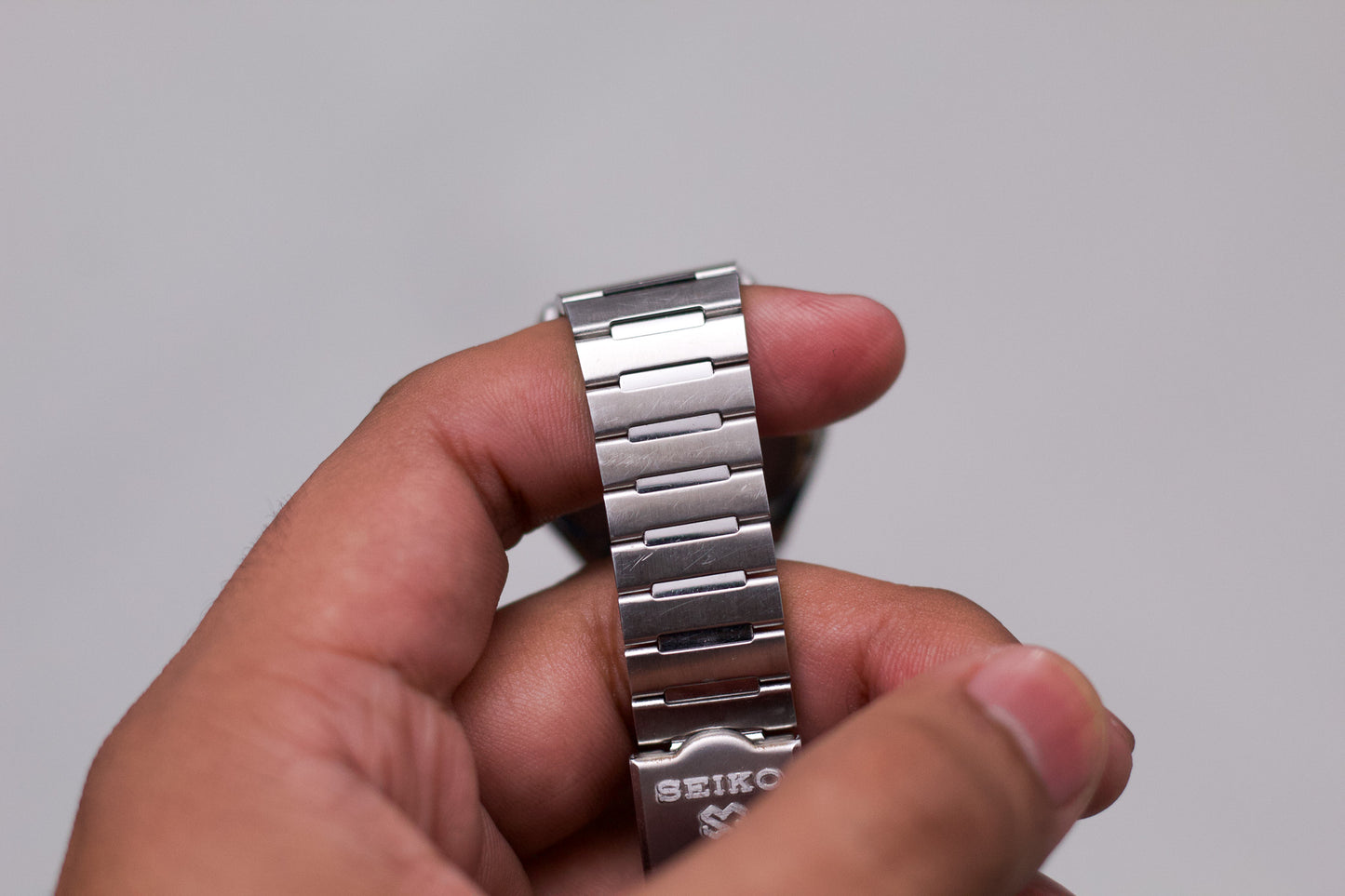1979 Seiko SQ Stark White Dial Men's Wrist-Watch