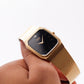 1985 Pulsar Quartz Inky Black Gemstone Dial Men's Wrist-Watch