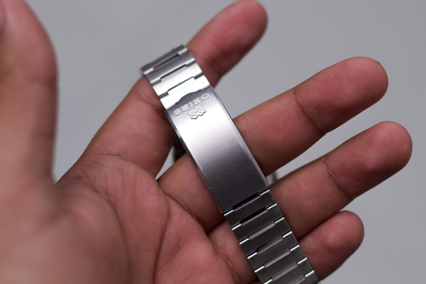 1979 Seiko SQ Stark White Dial Men's Wrist-Watch