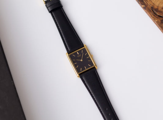 1988 Seiko Quartz Charcoal Dial Men's Wrist-Watch