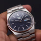 [Serviced] 1999 Seiko 5 Matte Midnight Blue Dial Integrated Bracelet Men's Wrist-Watch