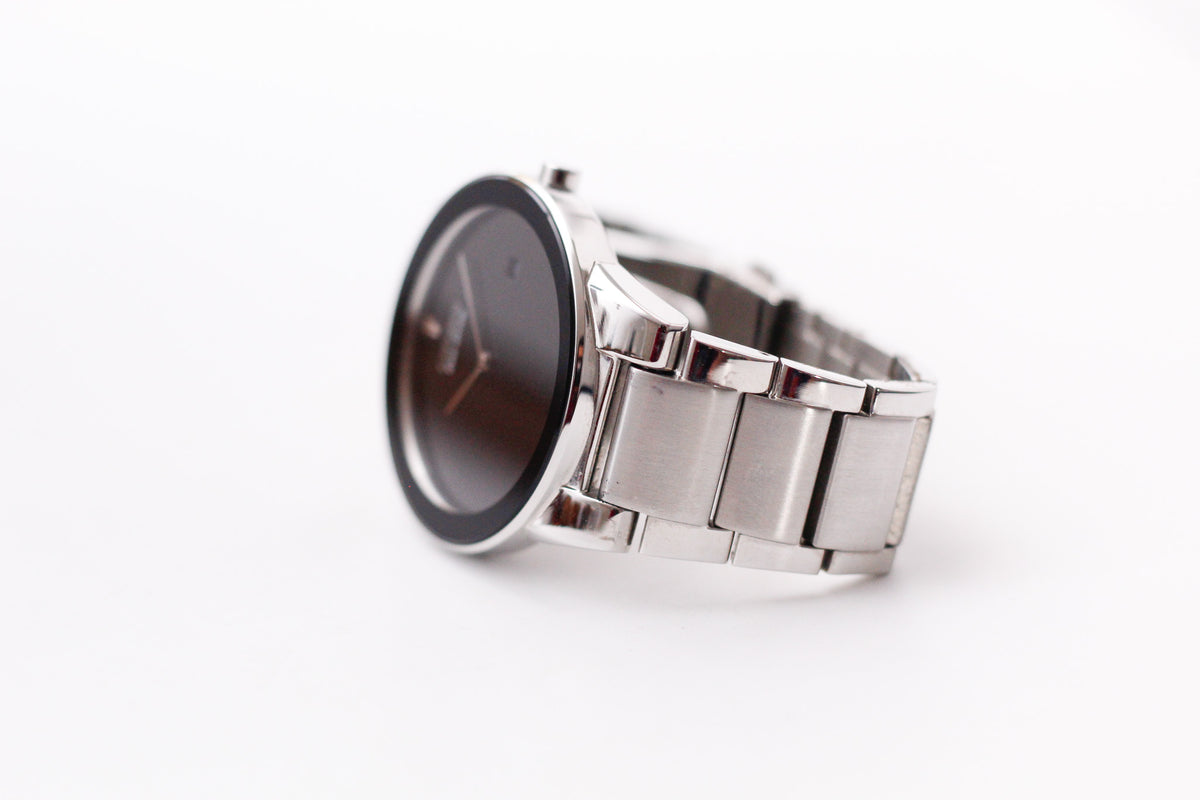 2000s Citizen Eco-Drive Jet-Black Dial Men's Wrist-Watch