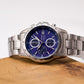 2003 Seiko Quartz Chronograph Marine Blue Dial Men's Wrist-Watch