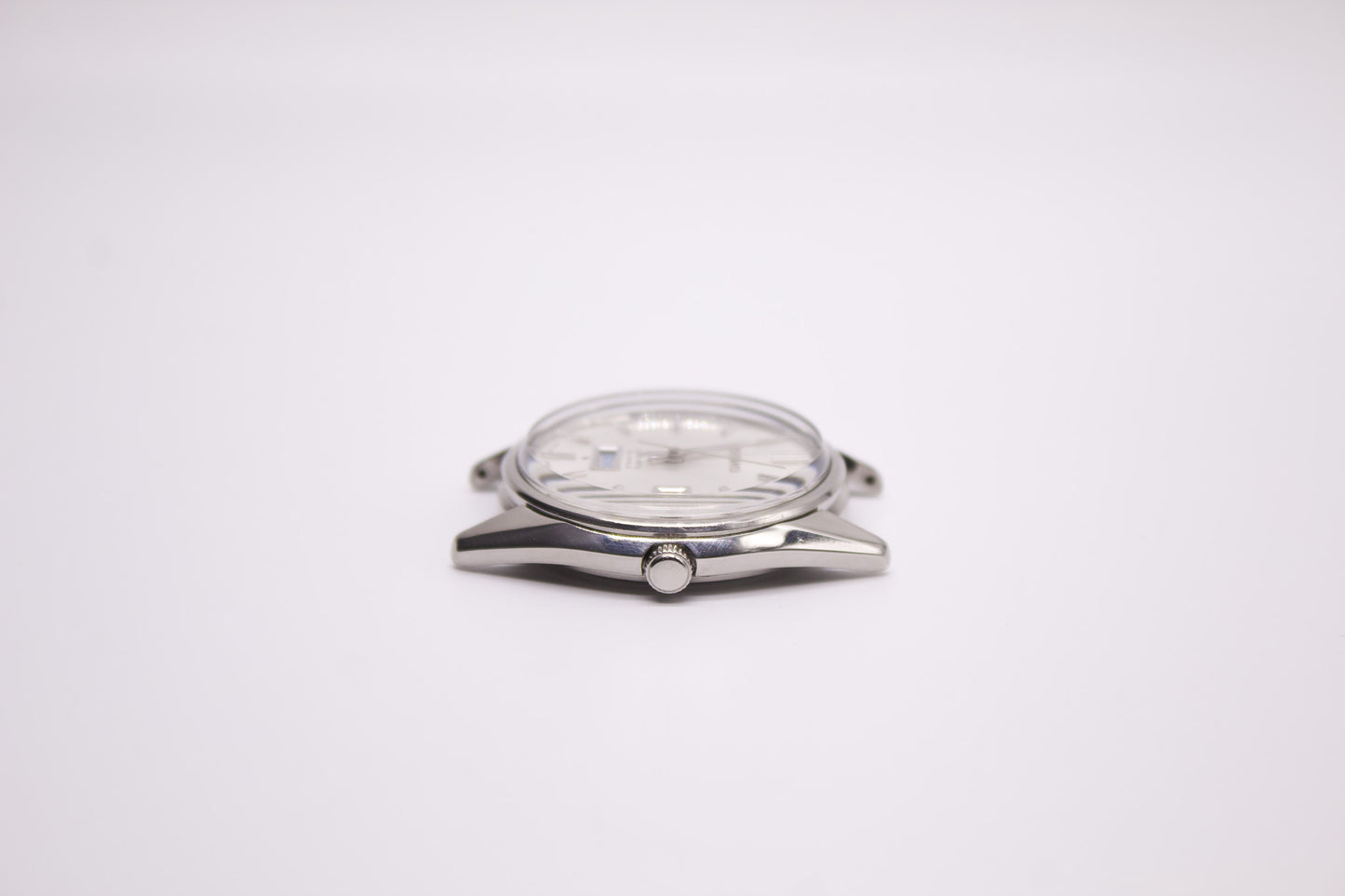 [Serviced] 1978 Seiko Lord-Matic 'Big Day Silver Sunburst Dial' Men's Wrist-Watch