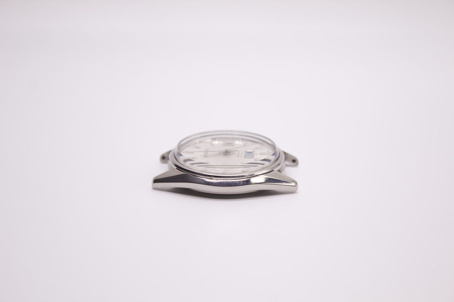 [Serviced] 1978 Seiko Lord-Matic 'Big Day Silver Sunburst Dial' Men's Wrist-Watch