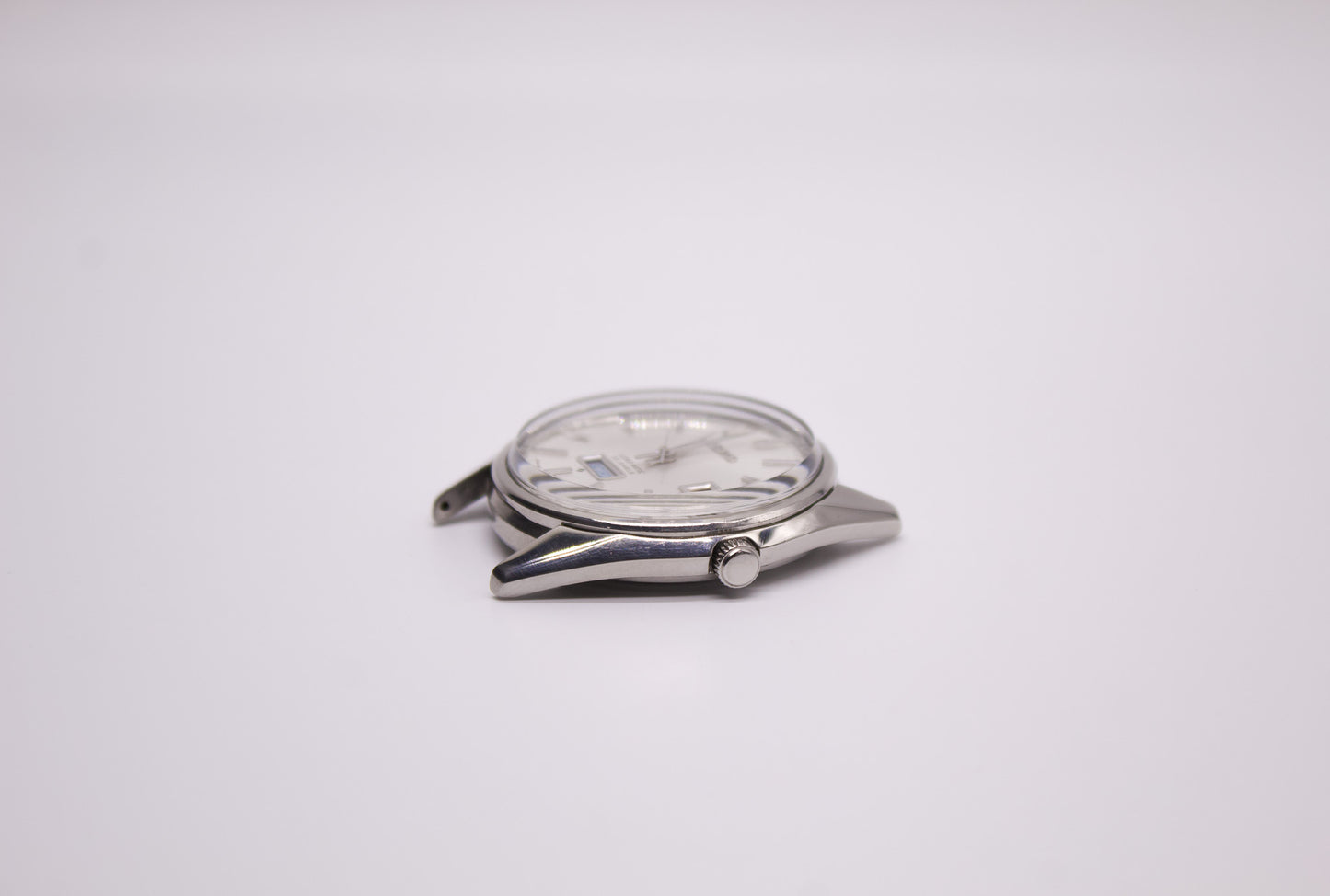 [Serviced] 1978 Seiko Lord-Matic 'Big Day Silver Sunburst Dial' Men's Wrist-Watch
