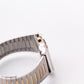 1990s Sharp Quartz Ana-Digit Golden Dial Two Tone Case Men's Wrist-Watch