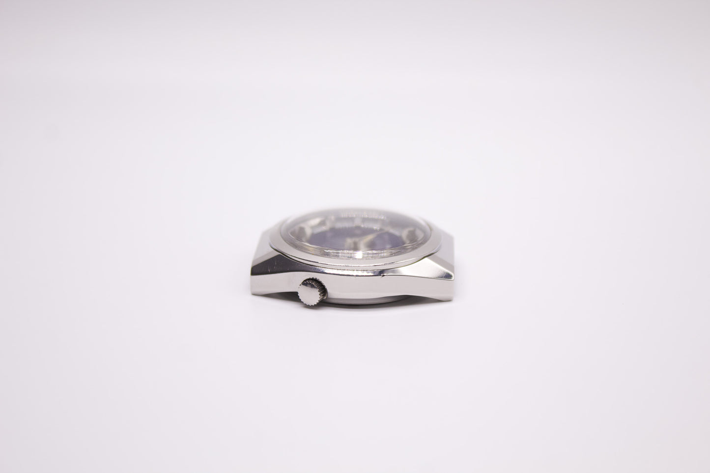 [Serviced] 1970s Baylor Mechanical Deep Purple Sunburst Dial Men's Wrist-Watch
