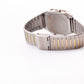 1990s Sharp Quartz Ana-Digit Golden Dial Two Tone Case Men's Wrist-Watch