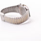 1990s Sharp Quartz Ana-Digit Golden Dial Two Tone Case Men's Wrist-Watch