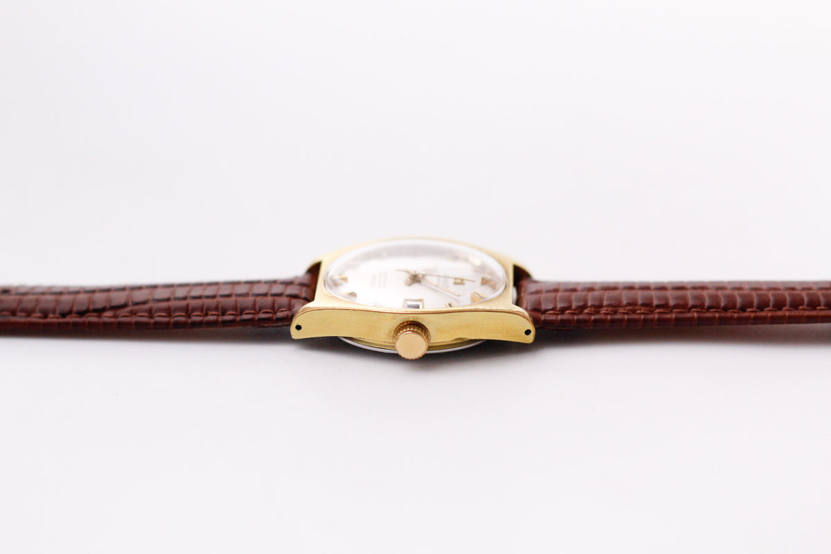[Serviced] 1970s Tissot PR-516 Seastar Gold Toned Men's Wrist-Watch