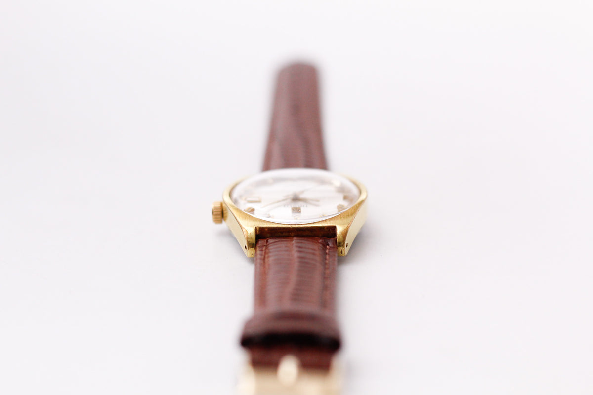 [Serviced] 1970s Tissot PR-516 Seastar Gold Toned Men's Wrist-Watch