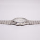 1984 Seiko SQ Straight Grain Silver Dial Men's Wrist-Watch