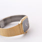 1985 Pulsar Quartz Inky Black Gemstone Dial Men's Wrist-Watch