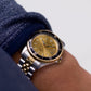 2001 Seiko SQ Sports 150 Gold Sunburst Dial Two Tone Men's Wrist-Watch