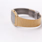 1985 Pulsar Quartz Inky Black Gemstone Dial Men's Wrist-Watch