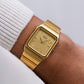 [Near Mint] 1985 Seiko 'Baby Santos' Golden Tank Men's Wrist-Watch