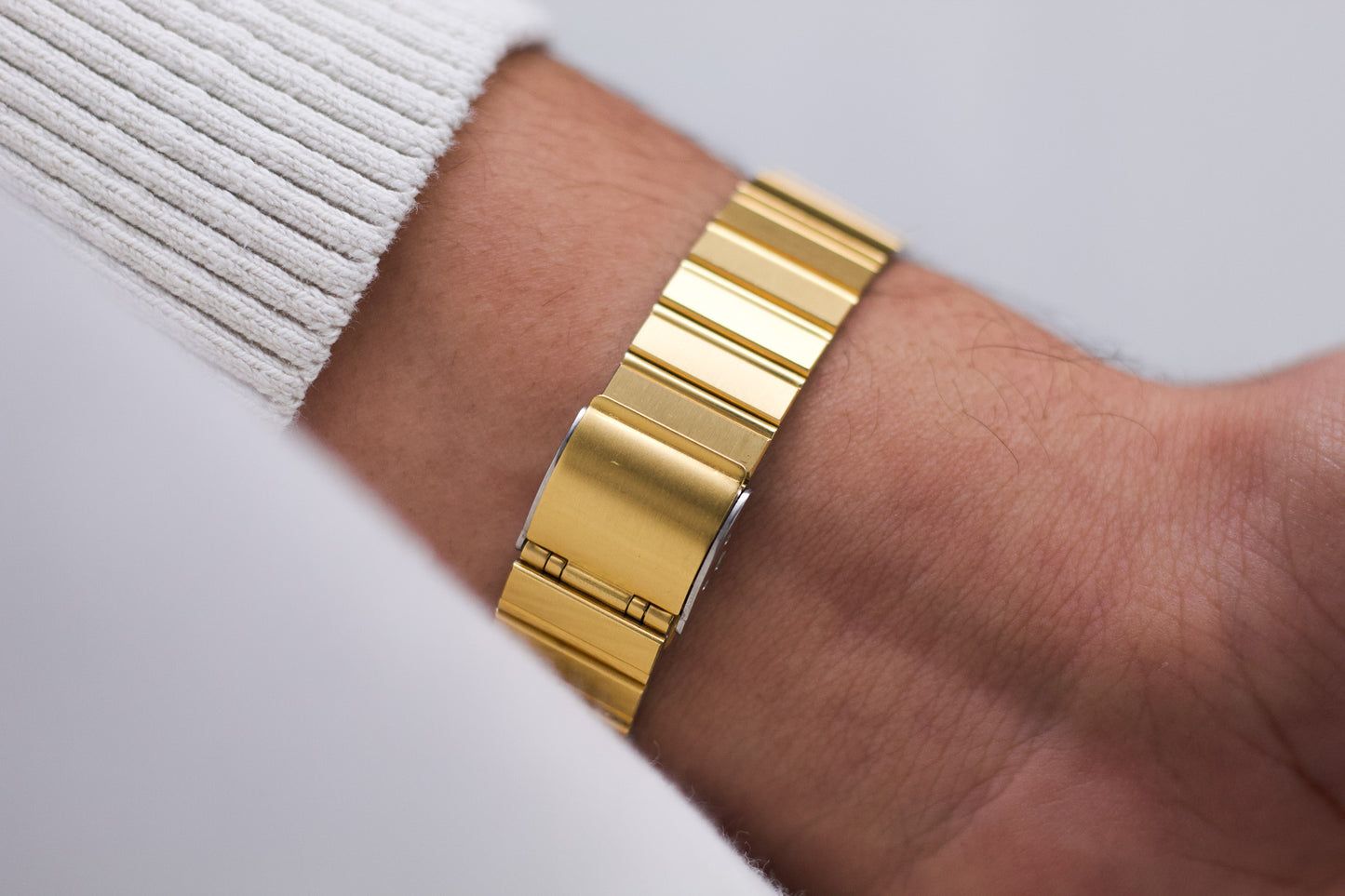 [Near Mint] 1985 Seiko 'Baby Santos' Golden Tank Men's Wrist-Watch