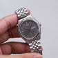 1990s Citizen Quartz Textured Gray Dial Men's Wrist-Watch