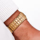 1990 Seiko Quartz Golden Sunburst Dial Men's Wrist-Watch
