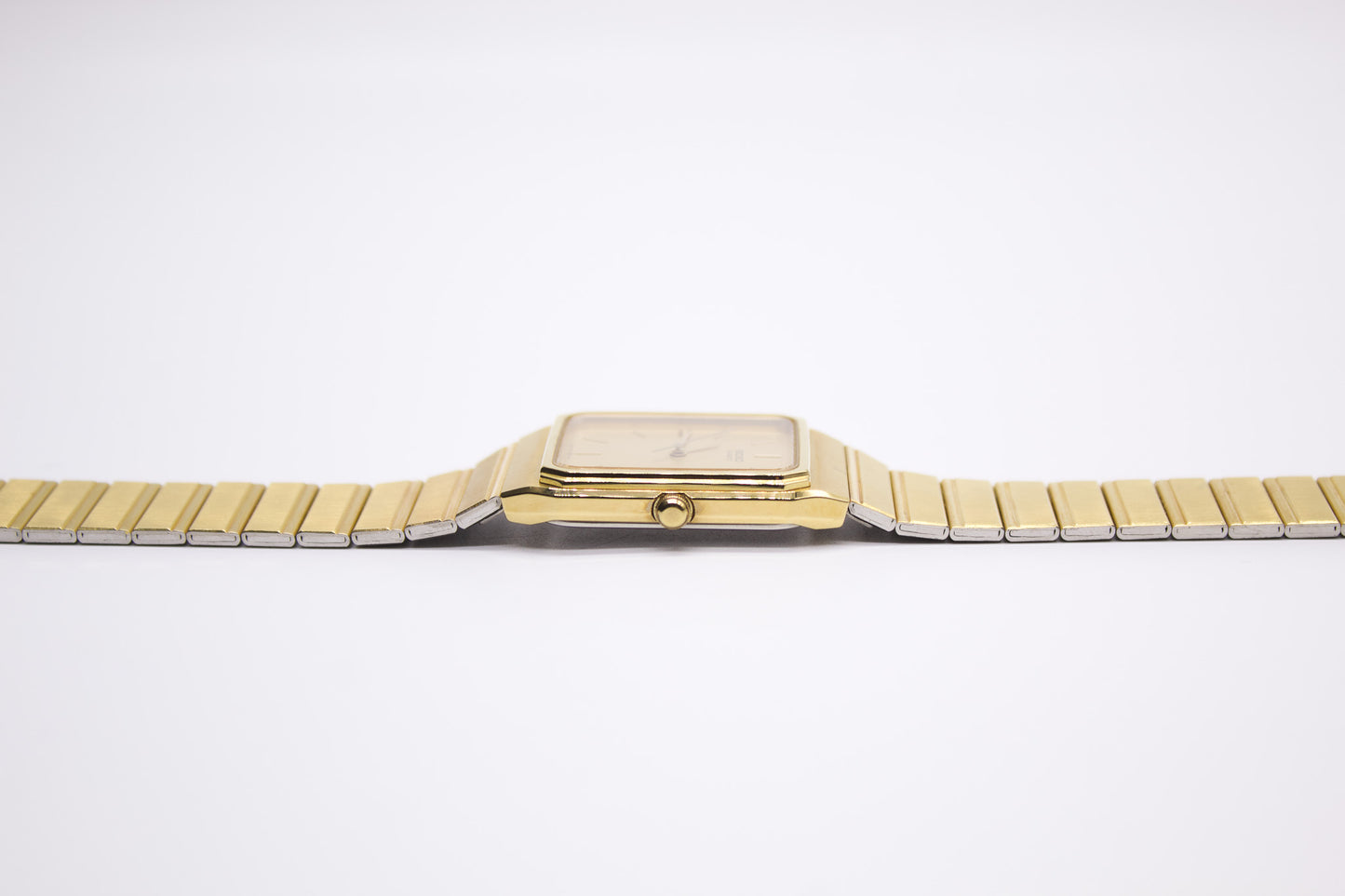 [Near Mint] 1985 Seiko 'Baby Santos' Golden Tank Men's Wrist-Watch