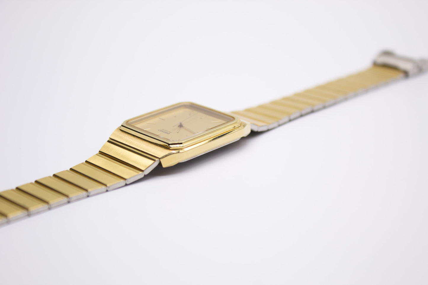 [Near Mint] 1985 Seiko 'Baby Santos' Golden Tank Men's Wrist-Watch