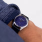 [Serviced] 1977 Seiko Mechanical Matte Blue Dial Men's Wrist-Watch