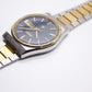 1982 Seiko SQ Midnight Blue Two Tone Men's Wrist-Watch