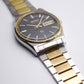 1982 Seiko SQ Midnight Blue Two Tone Men's Wrist-Watch