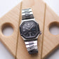 1984 Seiko SQ 100 Sports Matte Black Dial Men's Wrist Watch