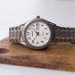 1993 Seiko Quartz Light Silver Dial Titanium Case Men's Wrist-Watch