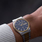 1982 Seiko SQ Midnight Blue Two Tone Men's Wrist-Watch