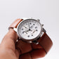 2000s Timex Quartz Chronograph Stark White Dial Men's Wrist-Watch