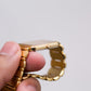 1984 Seiko Quartz Golden Dial Integrated Tank Men's Wrist-Watch W/Box & Papers