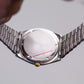 [Near Mint] 1990s Pulsar Quartz Inky Black Dial Two Tone Men's Wrist-Watch