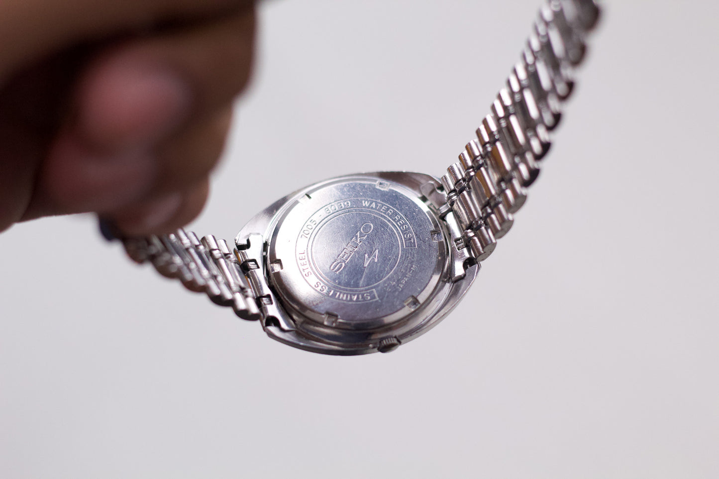 [Serviced] 1970 Seiko Automatic Silver Sunburst Dial Men's Wrist-Watch
