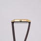 1985 Seiko Quartz Straight Grain Golden Dial Men's Wrist Watch
