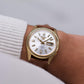 [Serviced] 1968 Seiko 5 Silver Sunburst Dial Men's Wrist-Watch