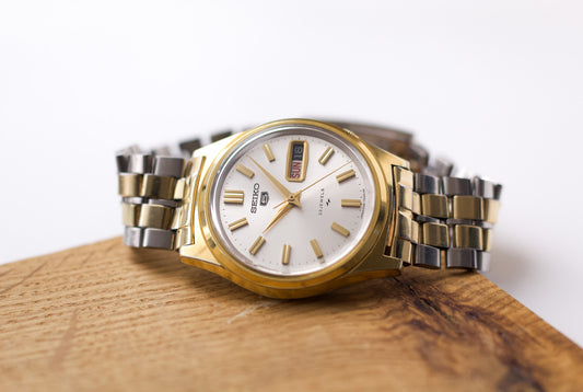 [Serviced] 1969 Seiko Automatic Silver Sunburst Dial Men's Wrist-Watch