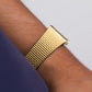 1988 Seiko Quartz Tank Straight Grain Golden Dial Men's Wrist-Watch