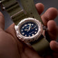 1998 Seiko Quartz Diver Deep Marine Blue Dial Men's Wrist-Watch