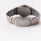 1995 Seiko Quartz Sports 50 Straight Grain Gray Dial Two Tone Case Men's Wrist-Watch