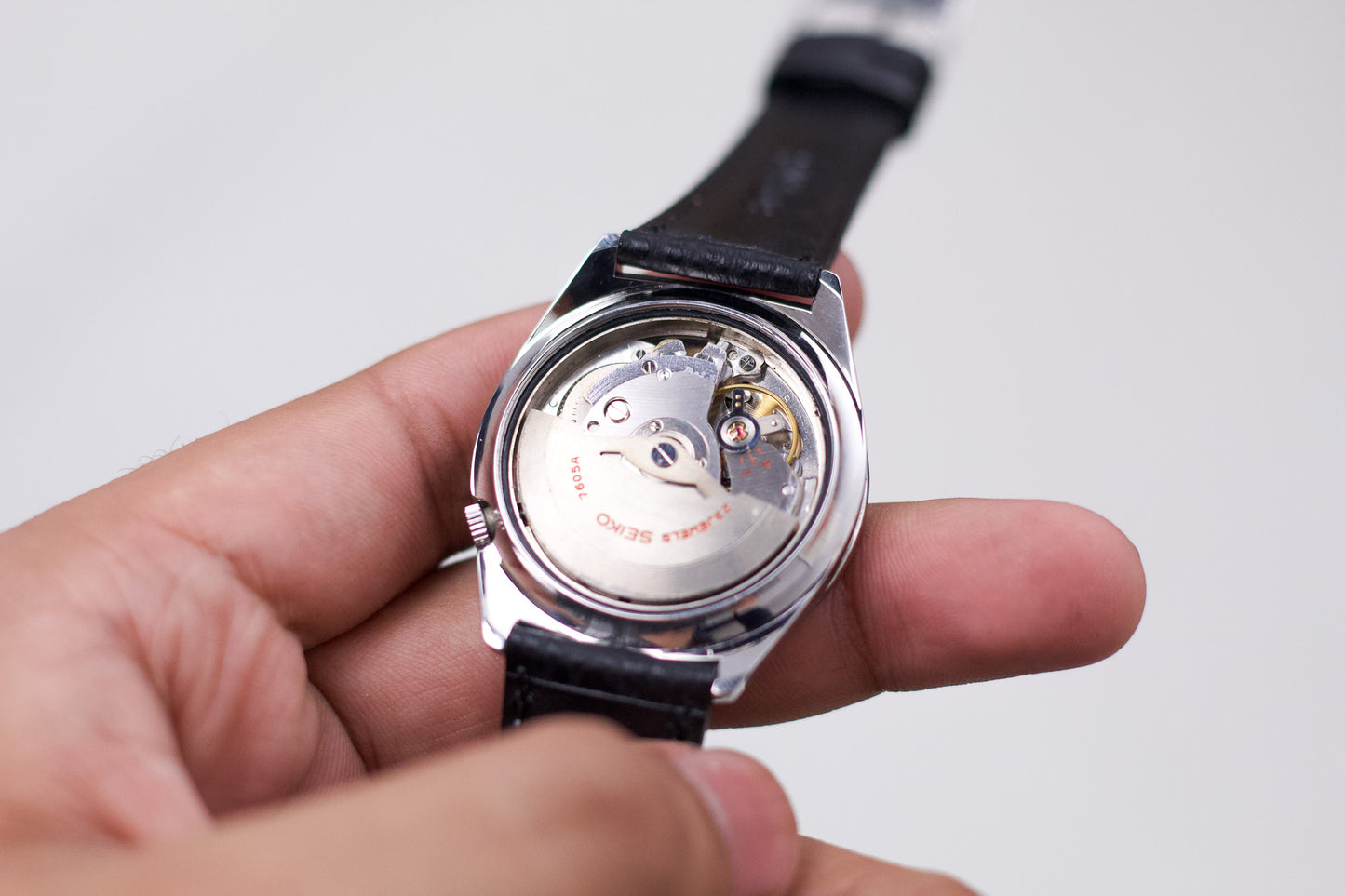[Serviced] 1966 Seiko Sportsmatic Deluxe Silver Sunburst Dial Men's Wrist-Watch