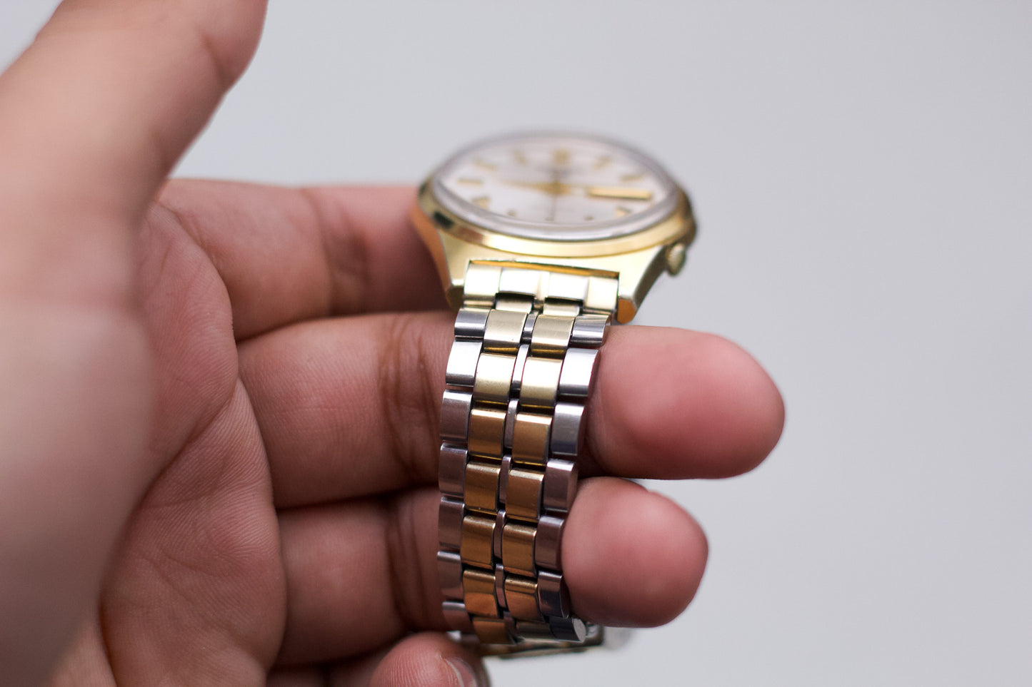 [Serviced] 1969 Seiko Automatic Silver Sunburst Dial Men's Wrist-Watch